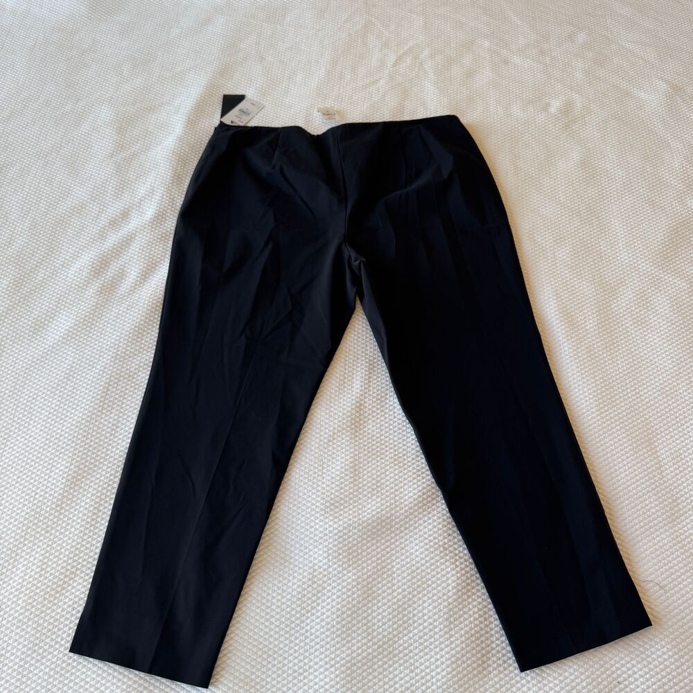 NWT Lafayette 148 New York Black Stanton Dress Pants Size 18 - Picture 5 of 5